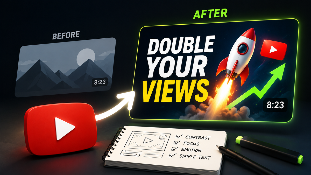 How to Create a YouTube Thumbnail That Actually Gets Clicks