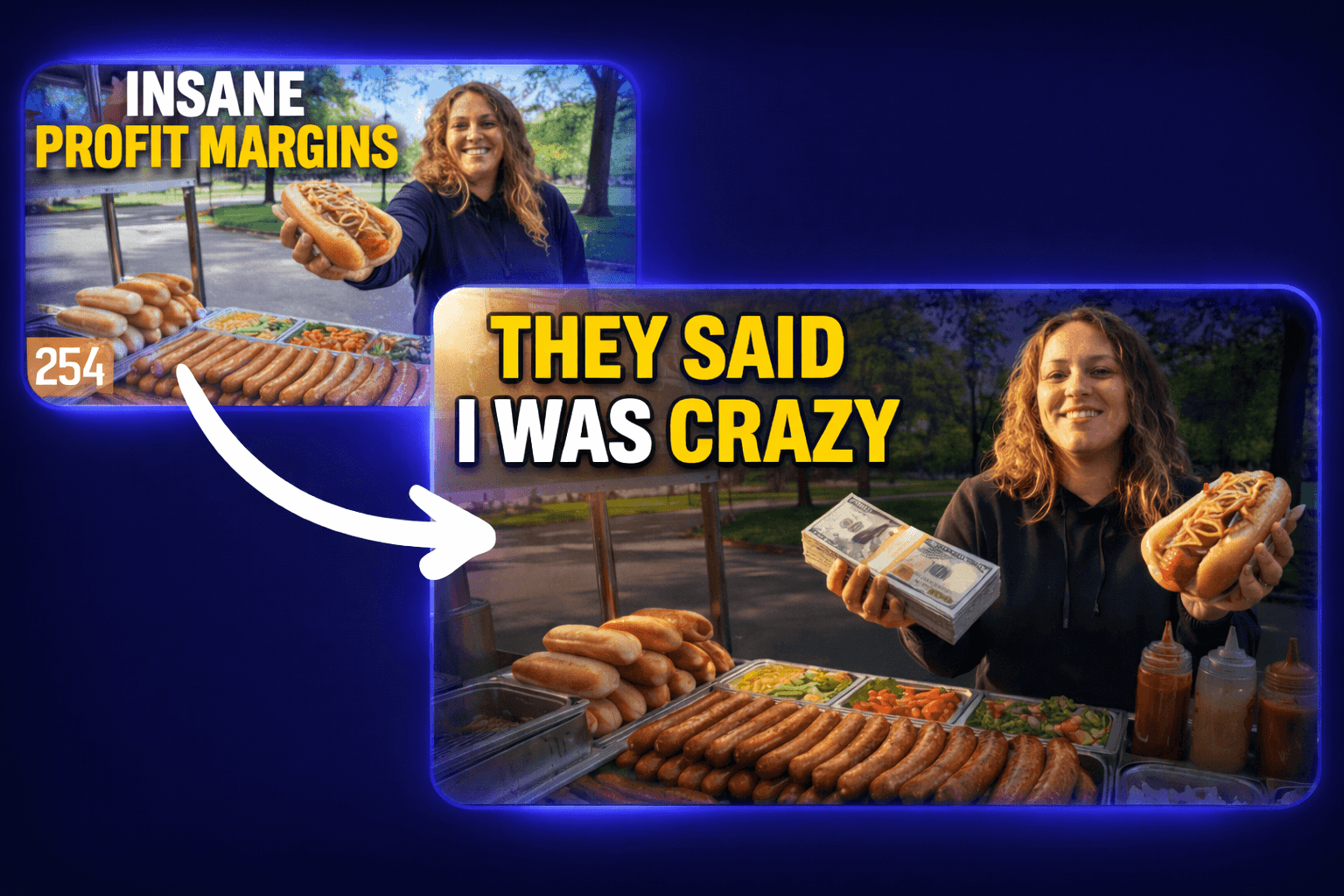 Growth momentum visualization