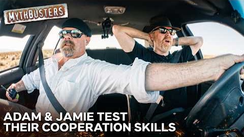 Can Two People Really Share Driving A Car Like In The Movies? | MythBusters