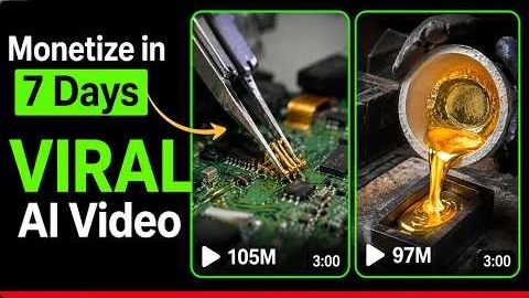 Viral AI Video Tutorial: From E-Waste to Gold Bars