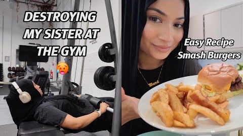 Sisters at the gym| EASY Smash Burger Recipe