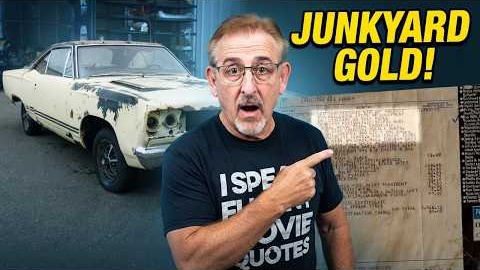 HE FOUND THIS CAR IN A JUNKYARD...