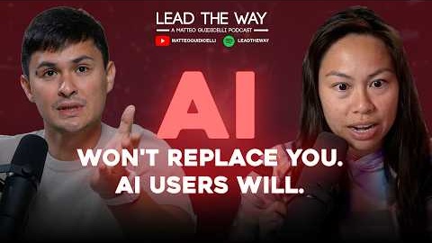 #1 Female AI Educator Sabrina Ramonov: "Beware of AI Users" | LEAD THE WAY EP3