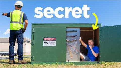 I Built a Fake Electrical Box for Stealth Camping