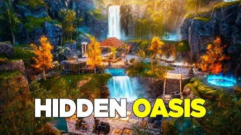 I Built a Hidden Oasis Base in Palworld Hardcore
