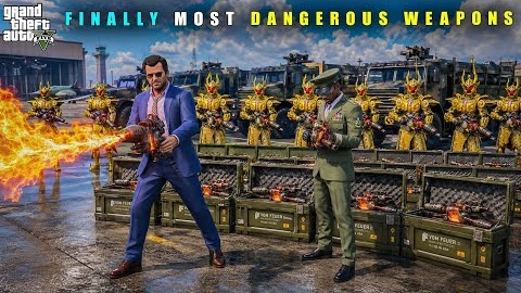 GTA 5 : FINALLY THE MOST POWERFUL WEAPONS ARE HERE || BB GAMING