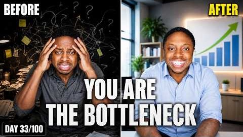 You're the bottleneck. Here is the fix