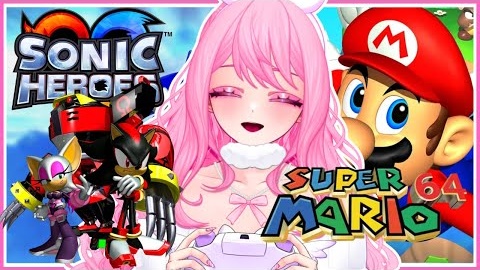🔴 GAMING TODAY!! SONIC HEROES, MARIO 64, MARIO MAKER 2, & MORE