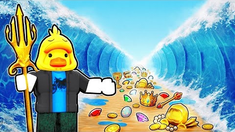 I SPLIT The Ocean to Find MYTHIC Loot in Roblox!