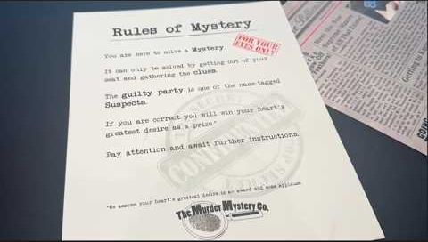 Murder Mystery Dinner