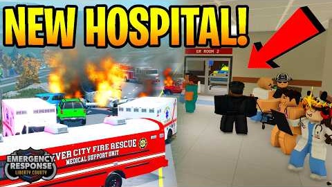 MASS CASUALITY AT NEW HOSPITAL! PLANE CRASHES ON CARS! *MEDICAL TRANSPORT BUS RESPONDS! Roblox RP