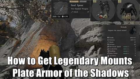 How to Get Legendary Mounts & Plate Armor of the Shadows | Crimson Desert