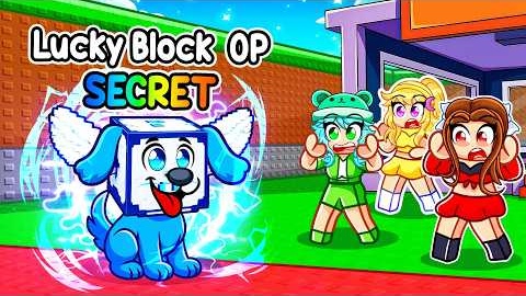 I Became A DOG In Roblox Be A Lucky Block...