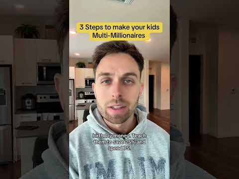 3 steps to make your kids millionaires #personalfinance #moneytok #investingforbeginners