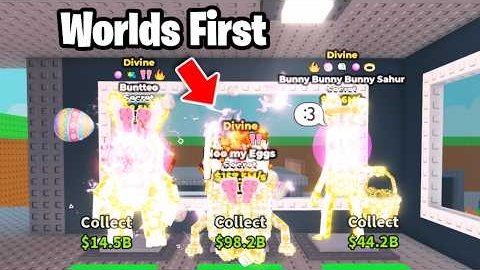 I Got WORLDS FIRST Divine Noo My Eggs In Steal a Brainrot!