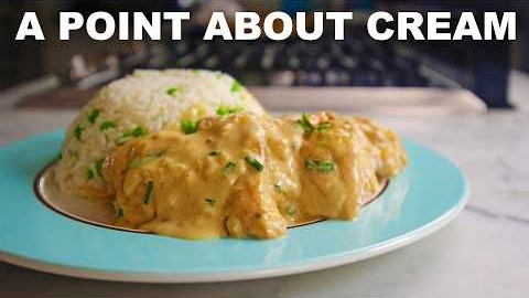 Chicken à la crème (w/ Claudine Pépin)