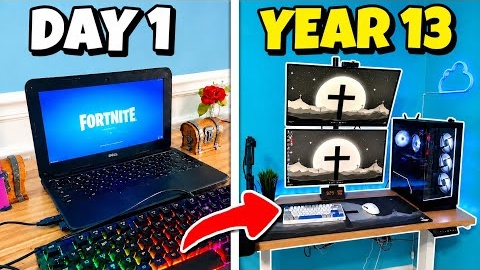 13 Year Gaming Setup Progression...