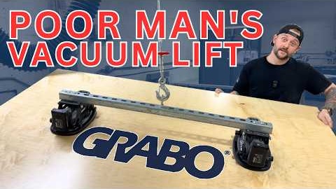 Massive Cabinets. Tiny Space. The Grabo Pro Handled It.