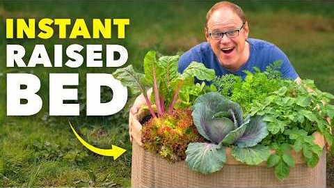 Make an Instant Raised Bed for Less Than a Coffee