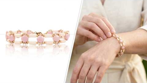 DiscDuo Path Bracelet - DIY Jewelry Making Tutorial by PotomacBeads