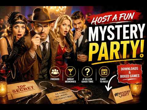 Host a Fun Mystery Party Game| My Mystery Party