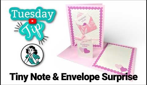 The Cutest Card Idea: A Tiny Envelope with a Hidden Note