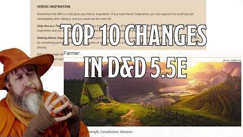 Top 10 D&D 5.5e Changes | Nerd Immersion