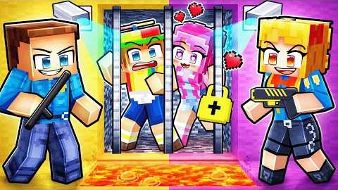 Trapped in a COUPLES ONLY PRISON in Minecraft!