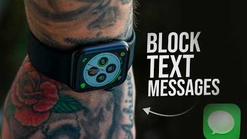 How to Block Text Messages on Apple Watch (tutorial)