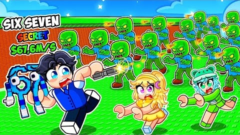 We Played Roblox Survive The ZOMBIE APOCALYPSE For Brainrots…