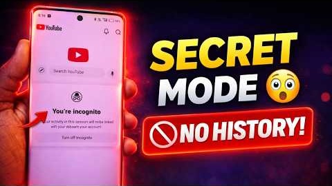 Stop YouTube Tracking You! 😱 Use Incognito Mode Like This