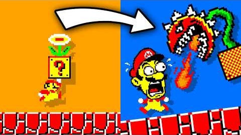 Someone made everything an enemy in Super Mario Bros. Special?! - Mario Boss and Enemy Maker?!