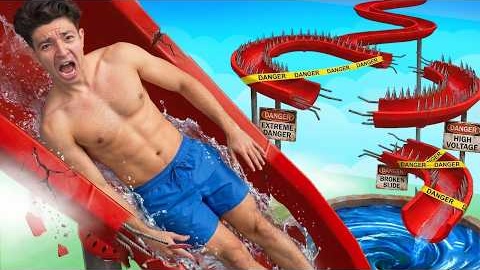 I BUILT the MOST DANGEROUS Water Park in Roblox…