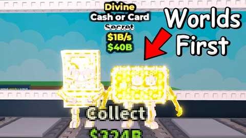 I Got Worlds FIRST DIVINE Cash Or Card in Roblox Steal A Brainrot...