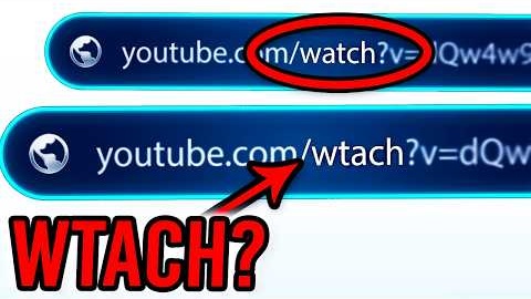 Changing ANY Video to "wtach" Brings You HERE?