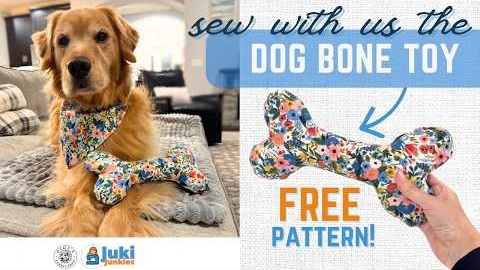 How to Make a Scrap Buster Dog Bone Toy | Free Pattern + Step by Step Tutorial!