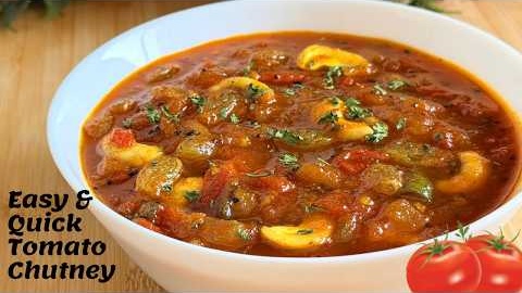 कितनी भी बनाओ कम ही पड़ती है easy & quick tamatar chutney recipe | Tomato Chatni Food Connection