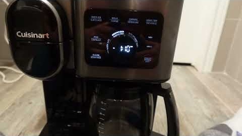 How To Change Time On Cuisinart Coffee Center Coffee Maker-Tutorial