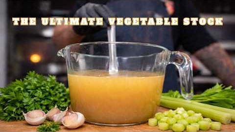 Rich & Flavorful Vegetable Stock from Scratch!