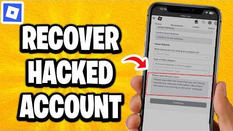 How To Recover A Hacked Roblox Account