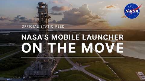 Official Static Feed: NASA's Mobile Launcher on the Move (April 16, 2026)