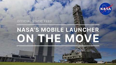 Official Static Feed: NASA's Mobile Launcher on the Move (April 17, 2026)