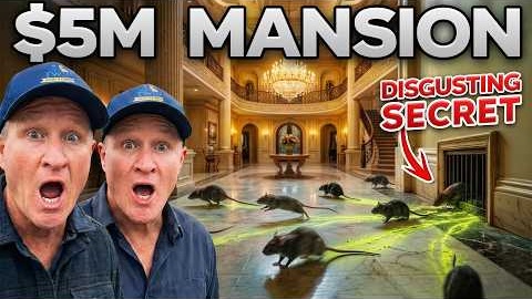 $5 million dollar Home FULL of rats …Twins Rescue