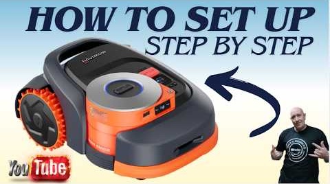How to setup the Navimow h210 mower from Segway