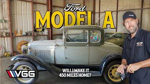 Can A 96 YEAR OLD Ford Model A Make It 450 Miles Home?  Parked  For 16 YEARS!