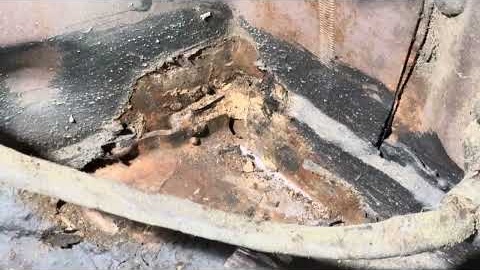 William’s 1972 Ford Mustang Convertible - Rear floor corners,  Part 2