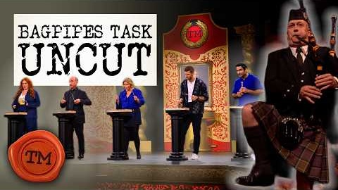The UNCUT Bagpipes Task | Taskmaster