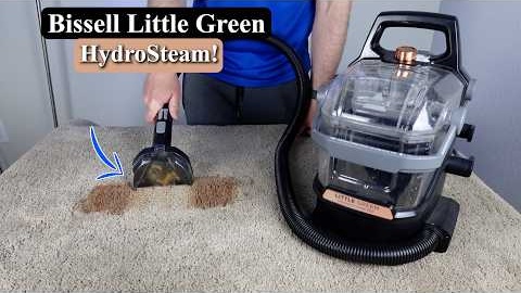How to Use Bissell Little green Hydrosteam Quick tutorial