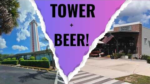 Florida Citrus Tower 🍊🗼 Clermont Hidden Gem + Suncreek Brewery Visit 🍺
