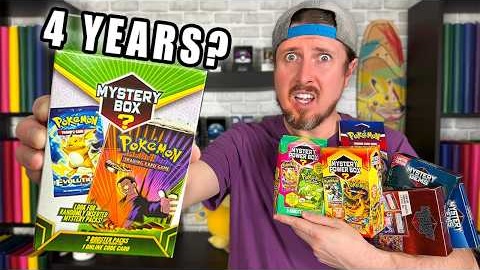 I Opened Pokemon Mystery Boxes From Years Ago, Mistake?